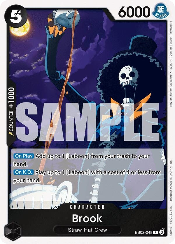 Image for Brook (Extra Booster: Anime 25th Collection) (EB02-048) - One Piece Card Game