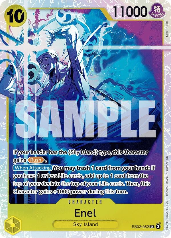 Image for Enel (Extra Booster: Anime 25th Collection) (EB02-052) - One Piece Card Game