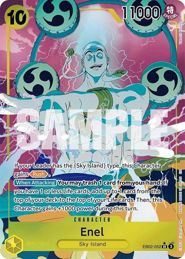 Image for Enel (Alternate Art) (Extra Booster: Anime 25th Collection) (EB02-052) - One Piece Card Game