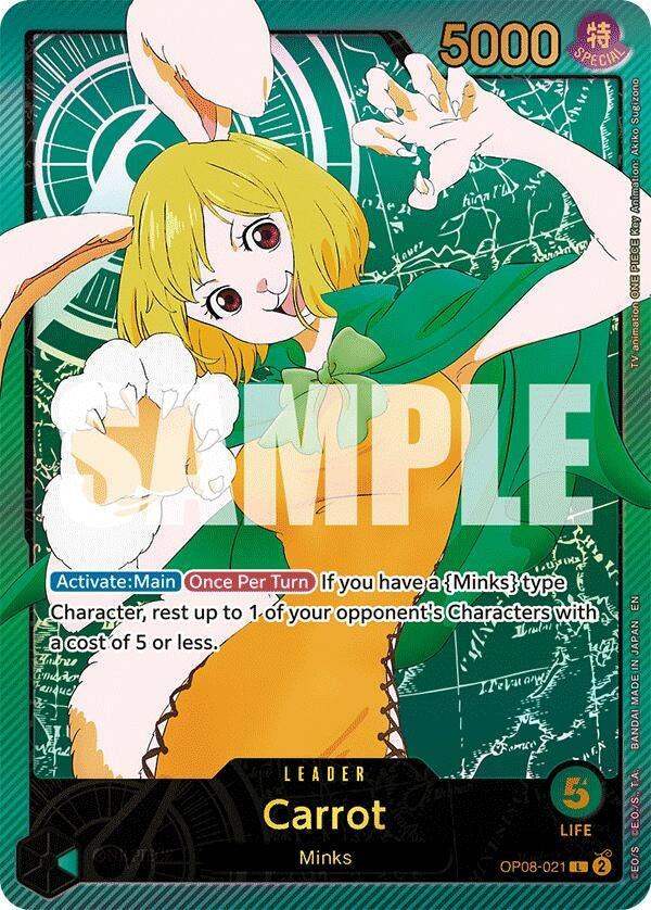 Image for Carrot (SPR) (Extra Booster: Anime 25th Collection) (OP08-021) - One Piece Card Game