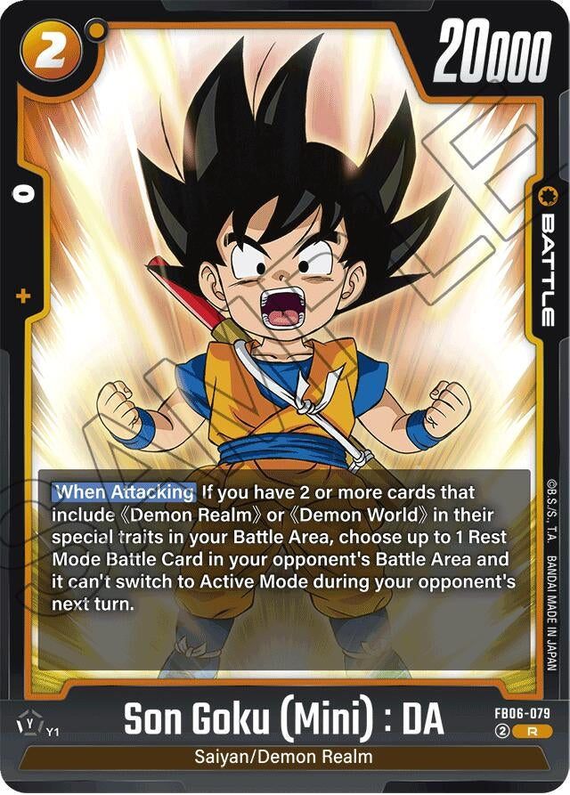 Image for Son Goku (Mini) : DA - FB06-079 (Rivals Clash) (FB06-079) - Dragon Ball Super: Fusion World