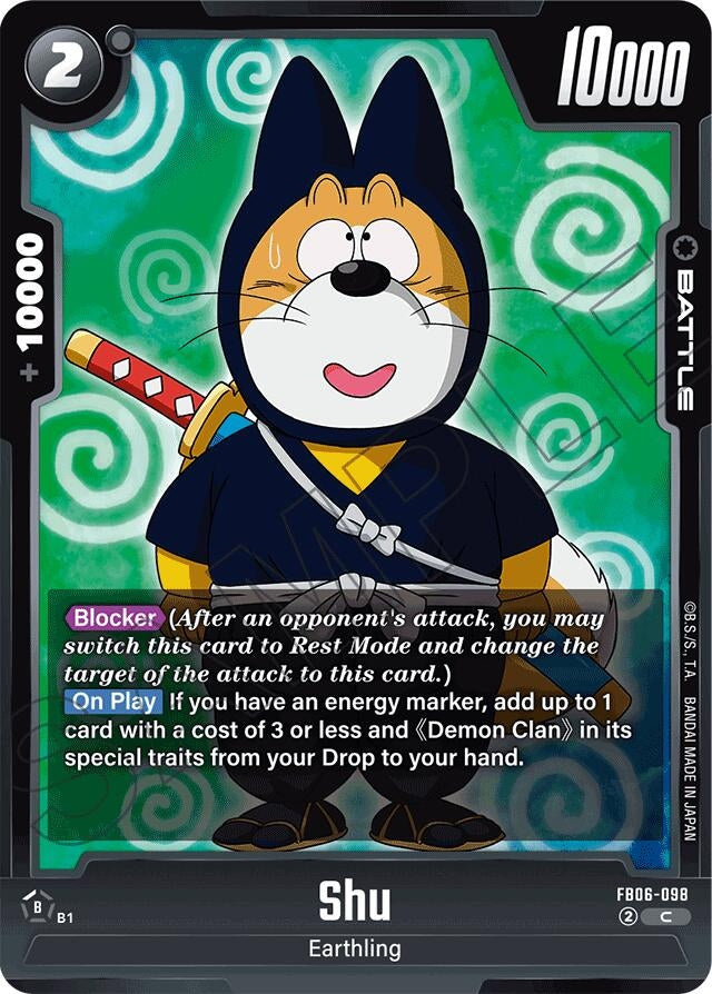 Image for Shu (Rivals Clash) (FB06-098) - Dragon Ball Super: Fusion World