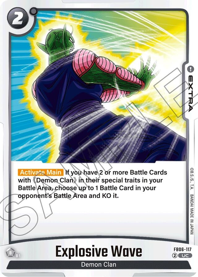 Image for Explosive Wave (Rivals Clash) (FB06-117) - Dragon Ball Super: Fusion World