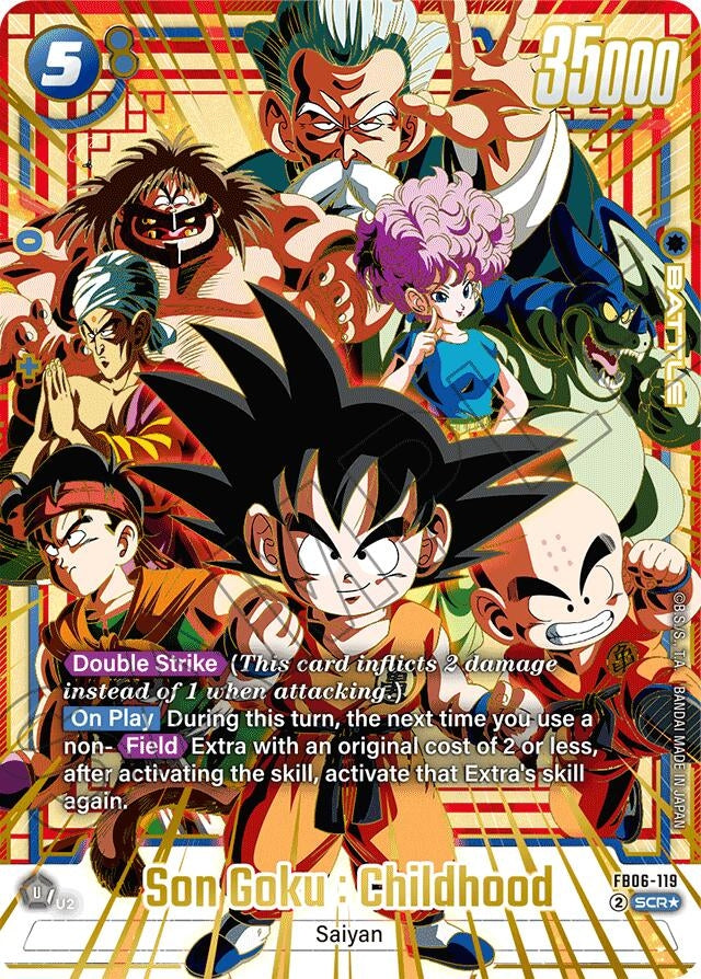 Image for Son Goku : Childhood - FB06-119 (Super Alternate Art) (Rivals Clash) (FB06-119) - Dragon Ball Super: Fusion World