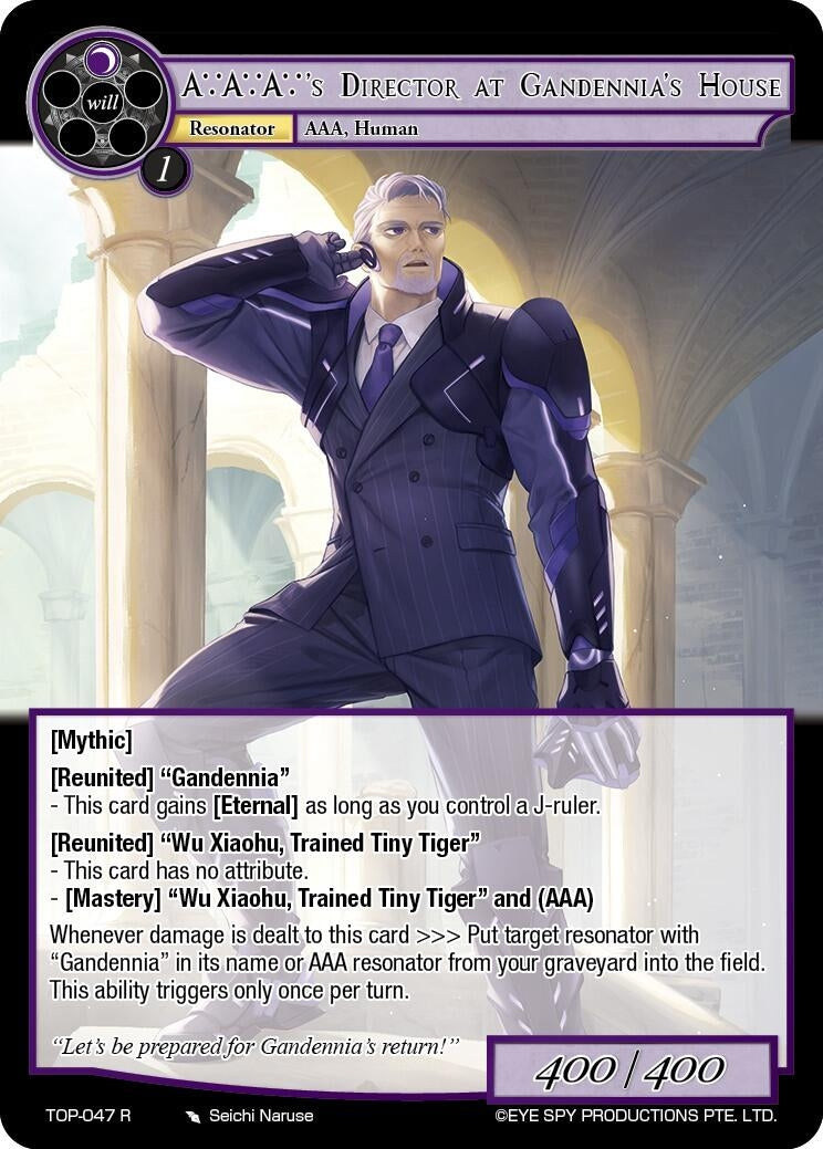 Image for A?A?A?'s Director at Gandennia's House (Ten Oaths of Protopaterpolis' War) (TOP-047 R) - Force of Will