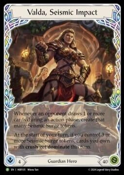 Image for Valda, Seismic Impact - HER135 (Flesh and Blood: Promo Cards) (HER135) - Flesh and Blood TCG