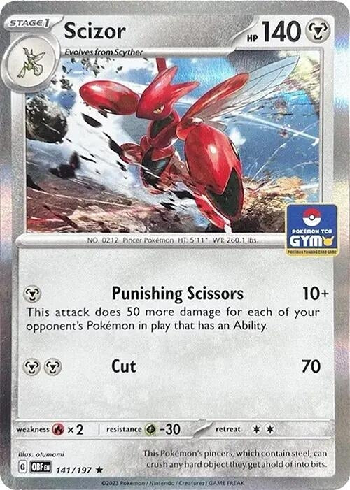 Image for Scizor - 141/197 (Pokemon Gym Promo) (Miscellaneous Cards & Products) (141/197) - Pokemon