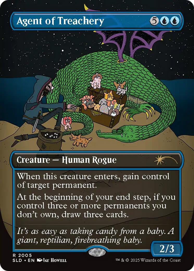 Image for Agent of Treachery (Secret Lair Drop Series) (2005) - Magic: The Gathering