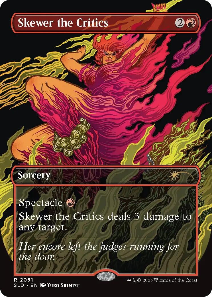 Image for Skewer the Critics (2051) (Secret Lair Drop Series) (2051) - Magic: The Gathering