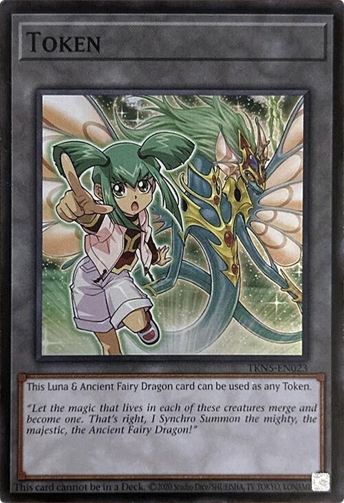 Image for Token: Luna & Ancient Fairy Dragon (Alliance Insight) (TKN5-EN023) - YuGiOh