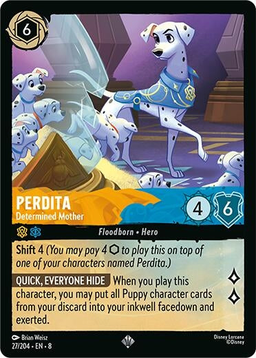 Image for Perdita - Determined Mother (Reign of Jafar) (27/204) - Disney Lorcana