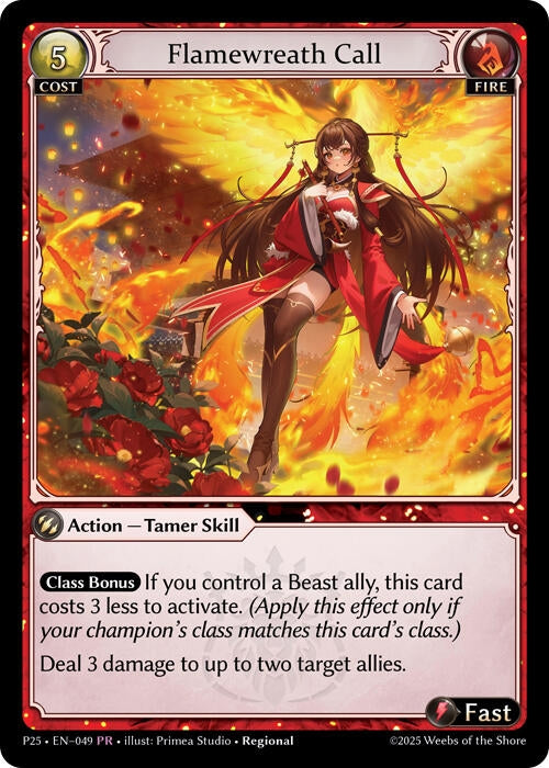 Image for Flamewreath Call (Promotional Cards) (049) - Grand Archive TCG