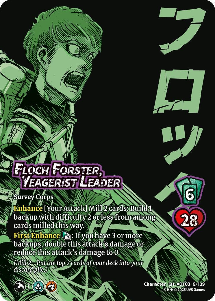 Image for Floch Forster, Yeagerist Leader (Attack on Titan: Apocalypse) (6/189) - UniVersus