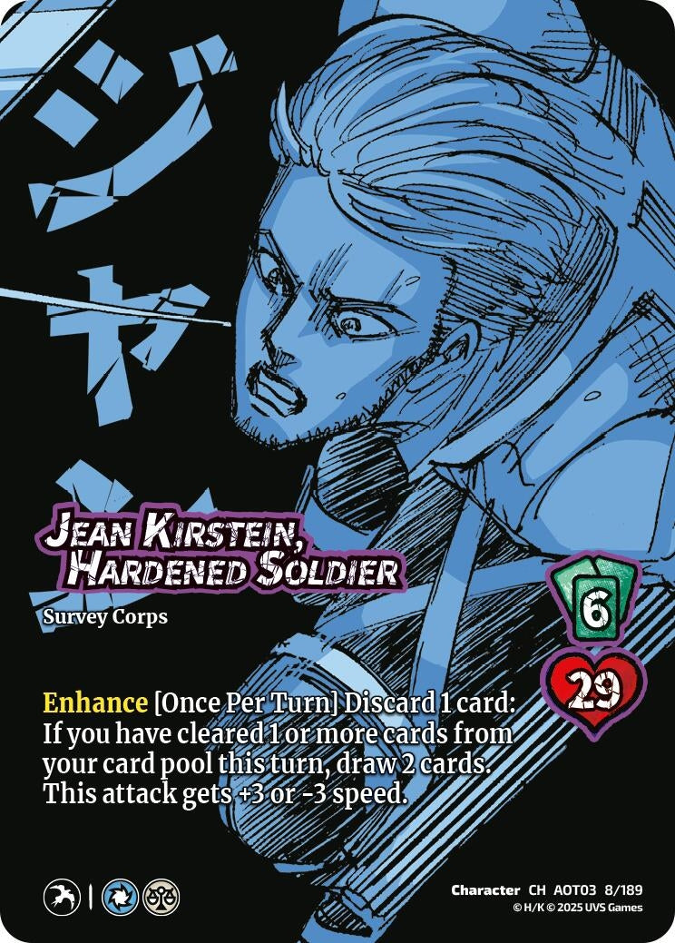 Image for Jean Kirstein, Hardened Soldier (Attack on Titan: Apocalypse) (8/189) - UniVersus