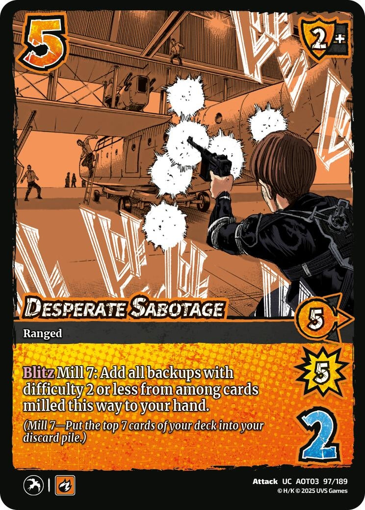 Image for Desperate Sabotage (Attack on Titan: Apocalypse) (97/189) - UniVersus