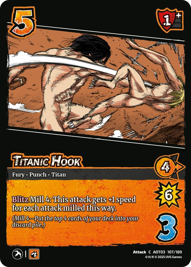 Image for Titanic Hook (Attack on Titan: Apocalypse) (107/189) - UniVersus
