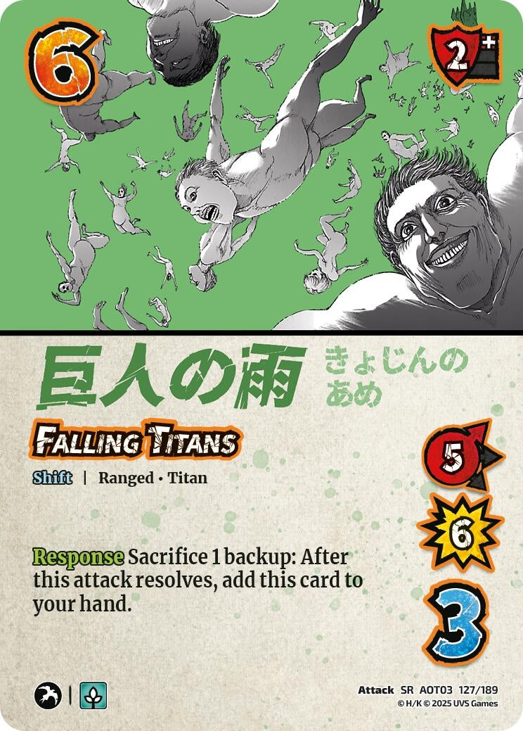 Image for Falling Titans // Zeke's Dream Becoming Real (Attack on Titan: Apocalypse) (127/189) - UniVersus