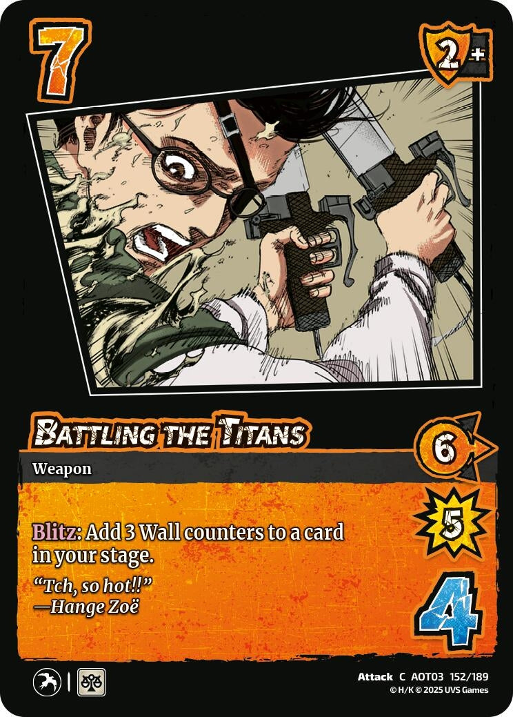 Image for Battling the Titans (Attack on Titan: Apocalypse) (152/189) - UniVersus
