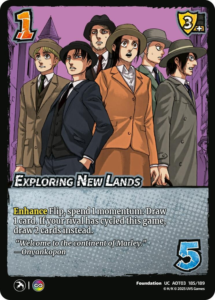 Image for Exploring New Lands (Attack on Titan: Apocalypse) (185/189) - UniVersus