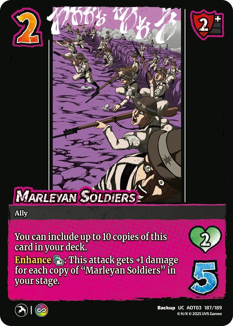 Image for Marleyan Soldiers (Attack on Titan: Apocalypse) (187/189) - UniVersus