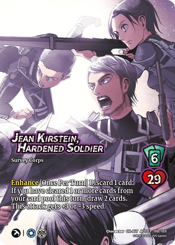 Image for Jean Kirstein, Hardened Soldier (Alternate Art) (Attack on Titan: Apocalypse) (198/189) - UniVersus