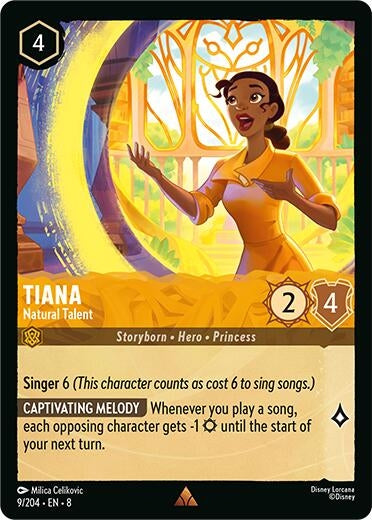 Image for Tiana - Natural Talent (Reign of Jafar) (9/204) - Disney Lorcana