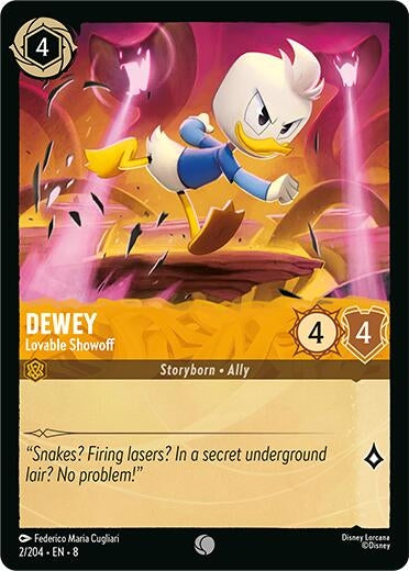 Image for Dewey - Lovable Showoff (Reign of Jafar) (2/204) - Disney Lorcana