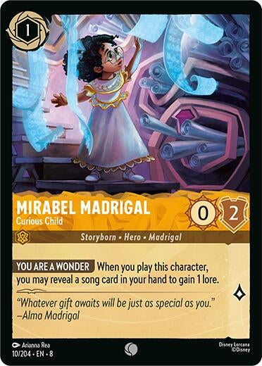 Image for Mirabel Madrigal - Curious Child (Reign of Jafar) (10/204) - Disney Lorcana