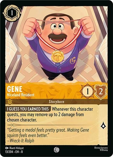 Image for Gene - Niceland Resident (Reign of Jafar) (13/204) - Disney Lorcana