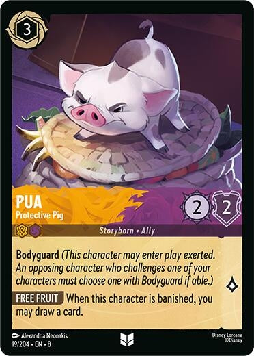 Image for Pua - Protective Pig (Reign of Jafar) (19/204) - Disney Lorcana