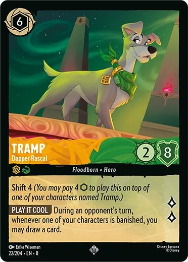 Image for Tramp - Dapper Rascal (Reign of Jafar) (22/204) - Disney Lorcana