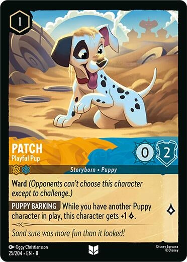 Image for Patch - Playful Pup (Reign of Jafar) (25/204) - Disney Lorcana