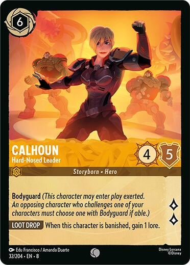 Image for Calhoun - Hard-Nosed Leader (Reign of Jafar) (32/204) - Disney Lorcana