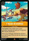 Image for It Means No Worries (Reign of Jafar) (42/204) - Disney Lorcana