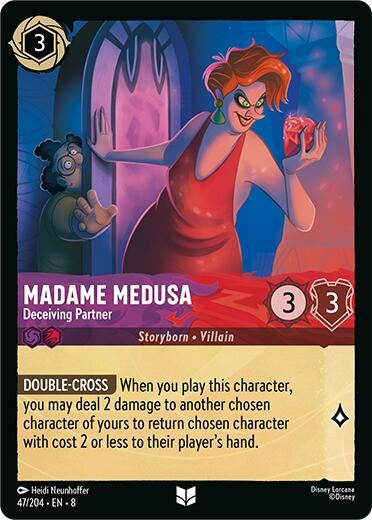Image for Madame Medusa - Deceiving Partner (Reign of Jafar) (47/204) - Disney Lorcana