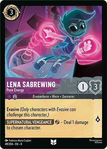 Image for Lena Sabrewing - Pure Energy (Reign of Jafar) (49/204) - Disney Lorcana