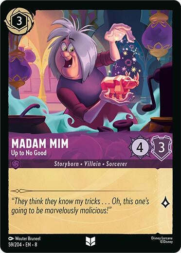 Image for Madam Mim - Up to No Good (Reign of Jafar) (59/204) - Disney Lorcana