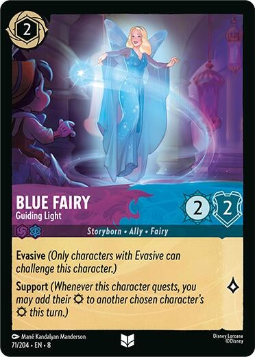 Image for Blue Fairy - Guiding Light (Reign of Jafar) (71/204) - Disney Lorcana
