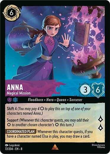 Image for Anna - Magical Mission (Reign of Jafar) (72/204) - Disney Lorcana
