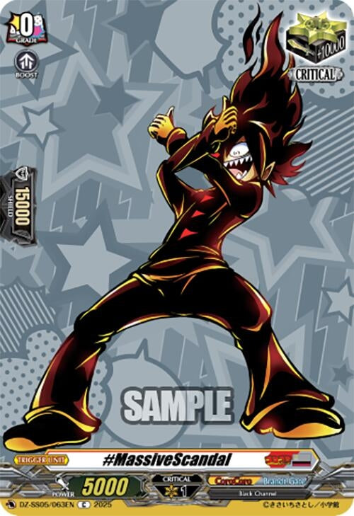 Image for #MassiveScandal (DZ-SS05: CoroCoro Start Deck Pack) (DZ-SS05/063EN) - Cardfight Vanguard