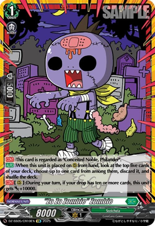 Image for "Zo Zo Zombie" Zombie (CR) (DZ-SS05: CoroCoro Start Deck Pack) (DZ-SS05/CR10EN) - Cardfight Vanguard