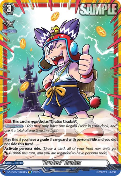 Image for "Croket!" Croket (CR) (DZ-SS05: CoroCoro Start Deck Pack) (DZ-SS05/CR28EN) - Cardfight Vanguard