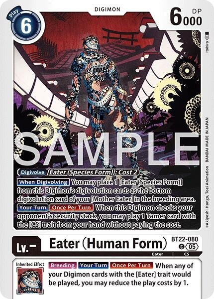 Image for Eater (Human Form) (Cyber Eden) (BT22-080 C) - Digimon Card Game