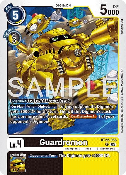 Image for Guardromon (Cyber Eden) (BT22-056 C) - Digimon Card Game