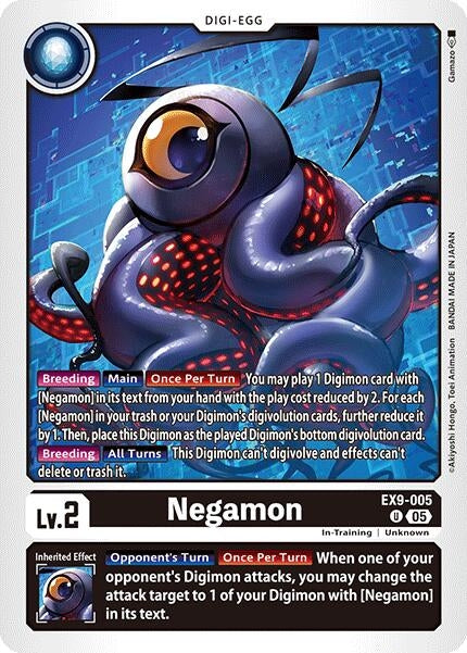 Image for Negamon (Versus Monsters) (EX9-005 U) - Digimon Card Game