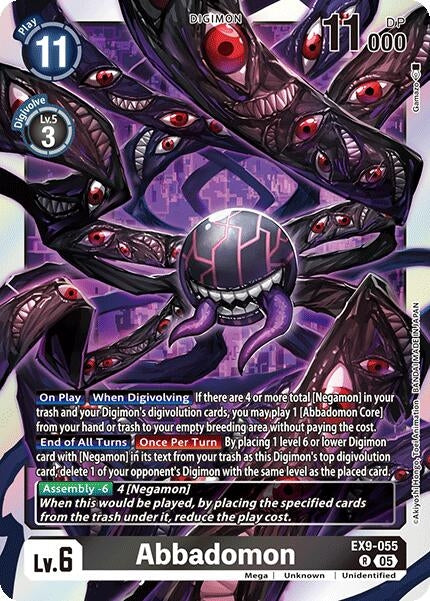 Image for Abbadomon (Versus Monsters) (EX9-055 R) - Digimon Card Game