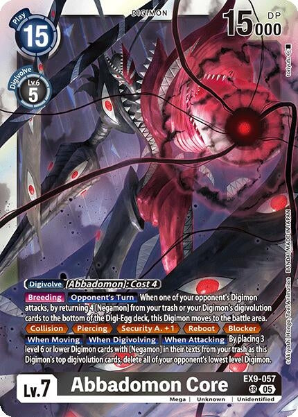 Image for Abbadomon Core (Versus Monsters) (EX9-057 SR) - Digimon Card Game