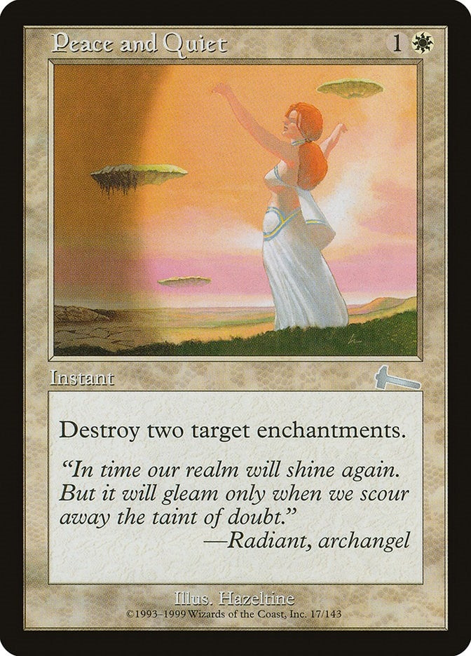 Image for Peace and Quiet (Urza's Legacy) (17) - Magic: The Gathering