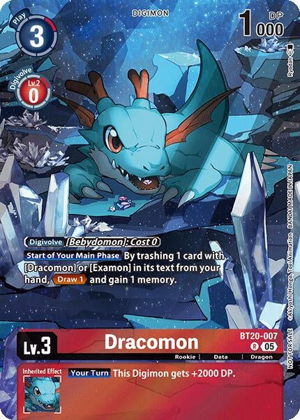 Image for Dracomon (Versus Monsters Legend Pack 2025) (Versus Monsters) (BT20-007 R) - Digimon Card Game