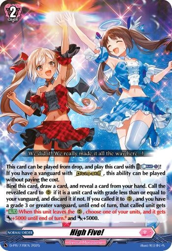 Image for High Five! (D Promo Cards) (D-PR/779EN) - Cardfight Vanguard